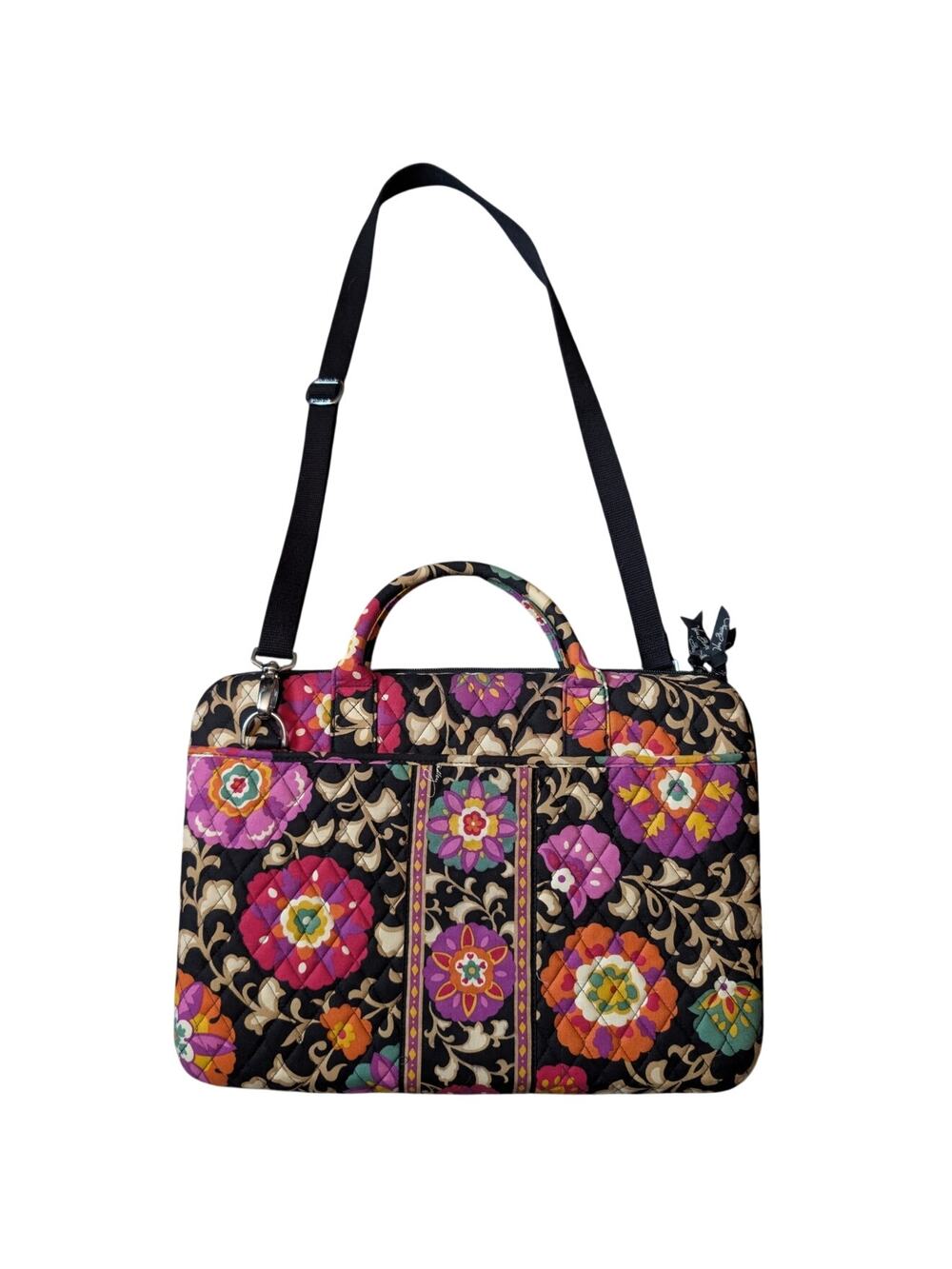 RETIRED Vera Bradley "Suzani" Hard Shell Laptop Portfolio